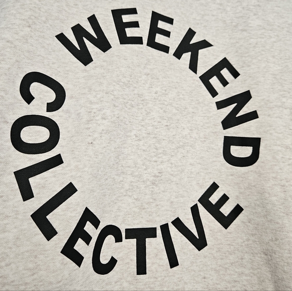 ASOS Weekend Collective Co-ord Oversize Sweatshirt Heathered Gray XS 2 - Picture 7 of 9